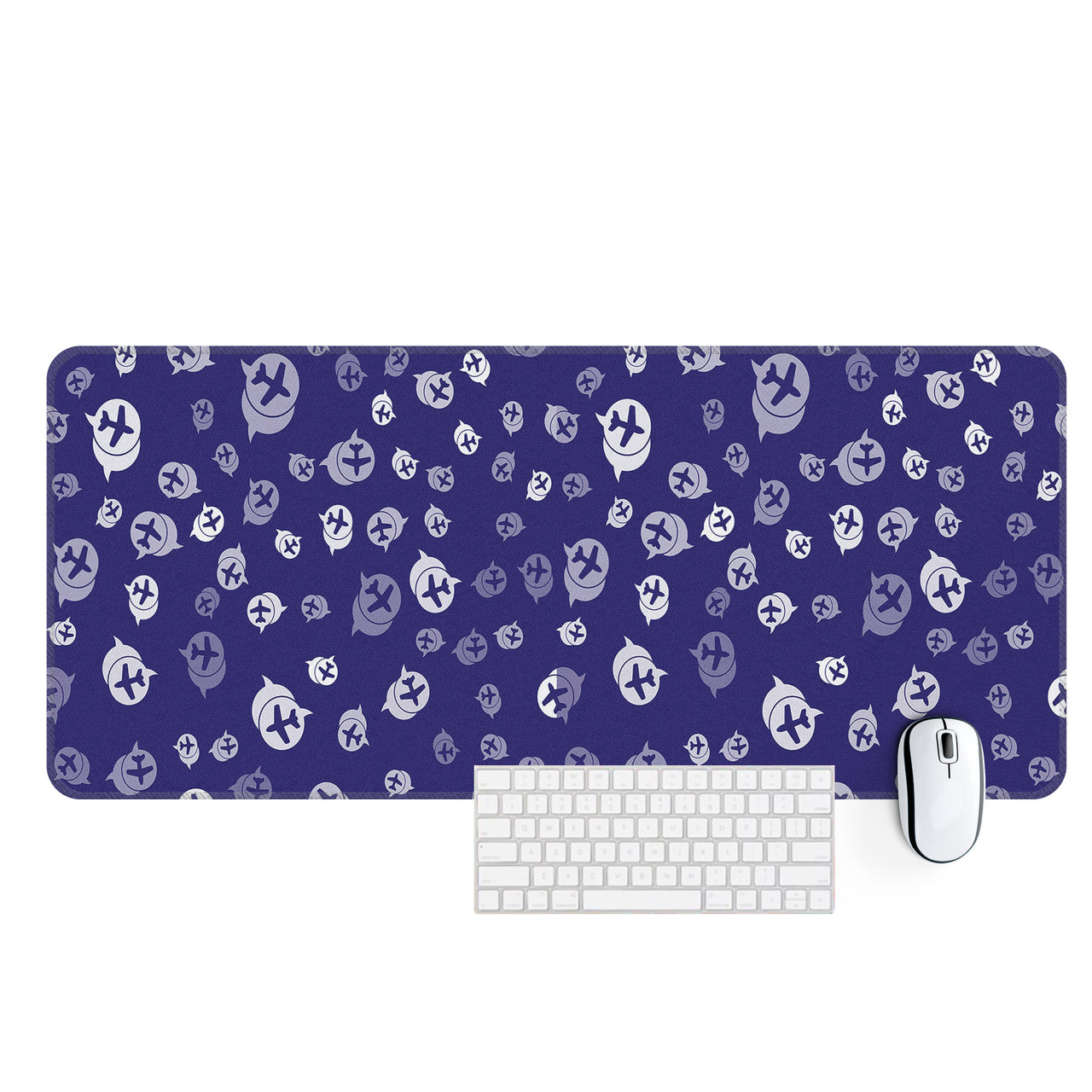 Airplane Notification Theme Designed Desk Mats