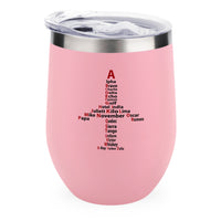 Thumbnail for Airplane Shape Aviation Alphabet Designed 12oz Egg Cups