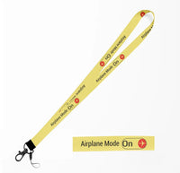 Thumbnail for Airplane Mode On lanyard - yellow