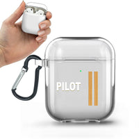 Thumbnail for PILOT & Pilot Epaulettes (4,3,2 Lines) Designed Transparent Earphone AirPods Cases
