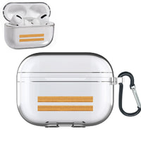 Thumbnail for Golden Pilot Epaulettes (4,3,2 Lines) Designed Transparent Earphone AirPods 