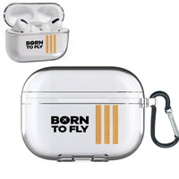 Thumbnail for Born to Fly & Pilot Epaulettes (4,3,2 Lines) Designed Transparent Earphone AirPods 