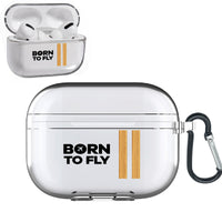 Thumbnail for Born to Fly & Pilot Epaulettes (4,3,2 Lines) Designed Transparent Earphone AirPods 