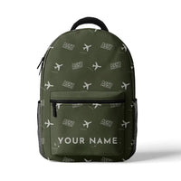 Thumbnail for Airspeed AS.57 Ambassador - 3D Backpack - 3D Pattern + Name - Green Army