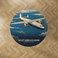 Thumbnail for Airspeed AS.57 Ambassador - 3D - Round Carpet - Full Print