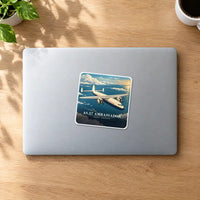 Thumbnail for Airspeed AS.57 Ambassador - 3D - Square Sticker - MacBook