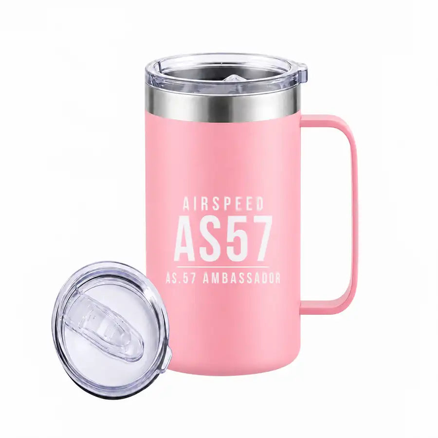 Airspeed AS.57 Ambassador - Beverage Mug - Tag - Pink