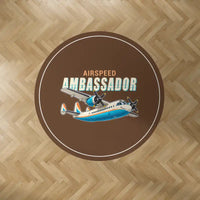 Thumbnail for Airspeed AS.57 Ambassador - Cartoon - Round Carpet - Brown