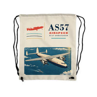 Thumbnail for Airspeed AS.57 Ambassador - Drawstring Bag - Classic - Beige