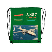 Thumbnail for Airspeed AS.57 Ambassador - Drawstring Bag - Classic - Green