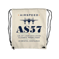 Thumbnail for Airspeed AS.57 Ambassador - Drawstring Bag - Heritage - Beige