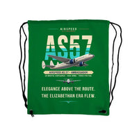 Thumbnail for Airspeed AS.57 Ambassador - Drawstring Bag - Original - Green