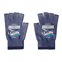 Thumbnail for Airspeed AS.57 Ambassador - Gloves - Cut - Cartoon + Name - Navy Blue