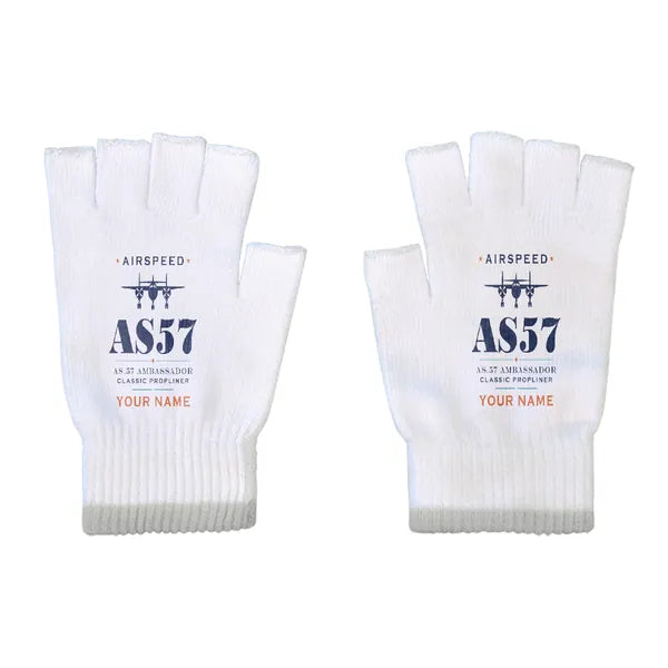 Airspeed AS.57 Ambassador - Gloves - Cut - Heritage + Name - White