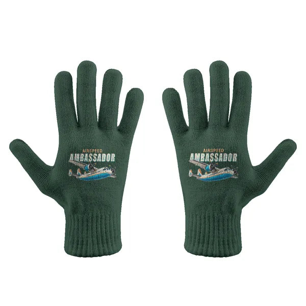 Airspeed AS.57 Ambassador - Gloves - Full - Cartoon - Dark Green