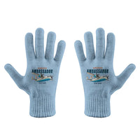 Thumbnail for Airspeed AS.57 Ambassador - Gloves - Full - Cartoon + Name - Light Blue
