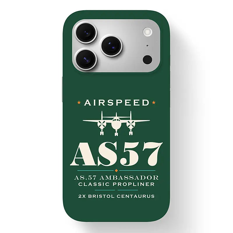 Airspeed AS.57 Ambassador - Heritage - MagSafe iPhone 17 Pro - Dark Green