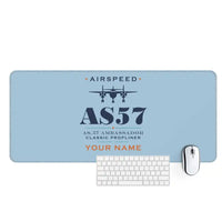 Thumbnail for Airspeed AS.57 Ambassador - Heritage + Name - Desk Mat - Light Blue