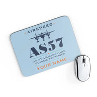 Thumbnail for Airspeed AS.57 Ambassador - Heritage + Name - Mouse Pad - Light Blue