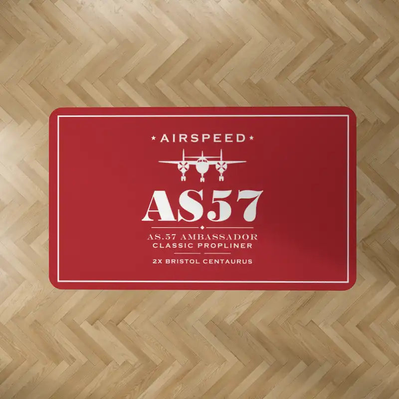 Airspeed AS.57 Ambassador - Heritage - Rectangle Carpet - Red