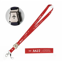 Thumbnail for Airspeed AS.57 Ambassador Lanyard & ID Holders seat belt lanyard - Heritage - Red