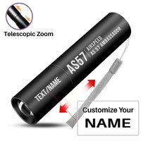 Thumbnail for Airspeed AS.57 Ambassador - Mini LED Flashlight - Tag - Black + Name