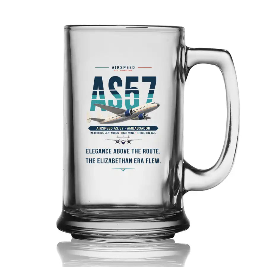 Airspeed AS.57 Ambassador - Original - Beer Glass with Holder