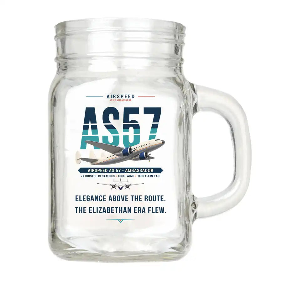 Airspeed AS.57 Ambassador - Original - Cocktail Glass (Mason Jar)