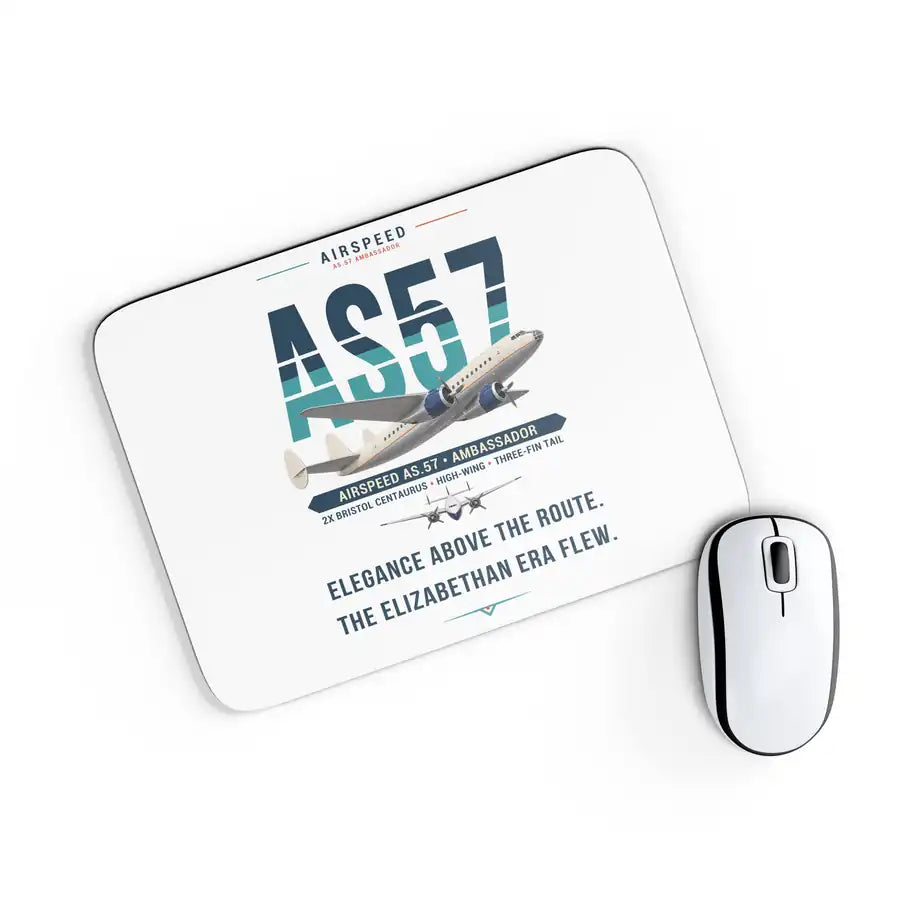 Airspeed AS.57 Ambassador - Original - Mouse Pad - White