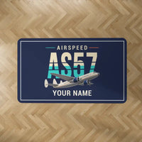 Thumbnail for Airspeed AS.57 Ambassador - Original + Name - Rectangle Carpet - Dark Blue