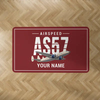 Thumbnail for Airspeed AS.57 Ambassador - Original + Name - Rectangle Carpet - Dark Red