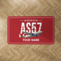 Thumbnail for Airspeed AS.57 Ambassador - Original + Name - Rectangle Carpet - Red