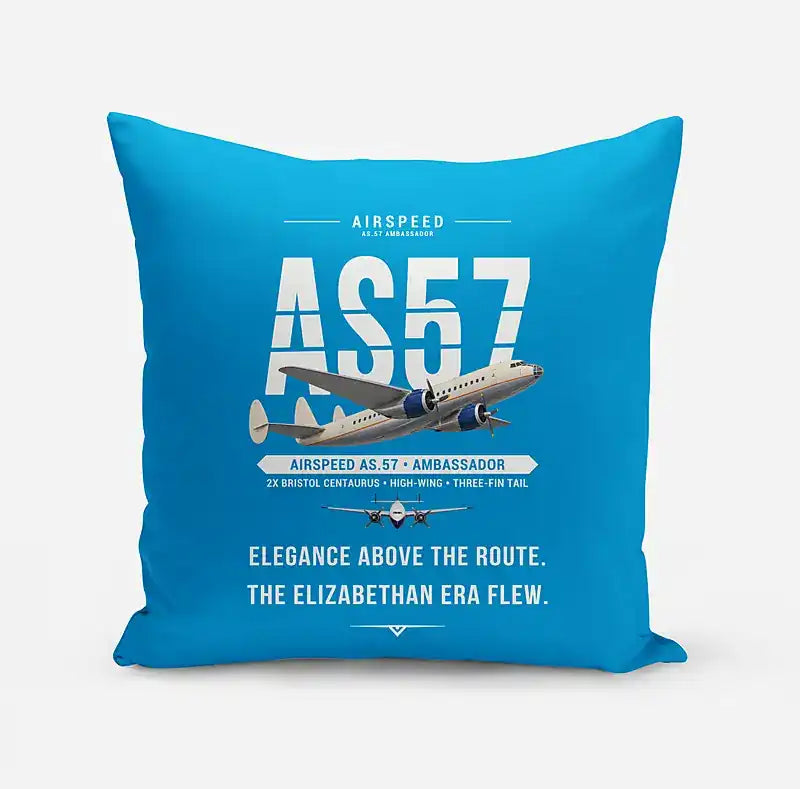 Airspeed AS.57 Ambassador - Original - Pillow - Turquoise