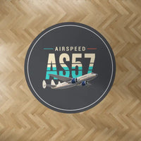 Thumbnail for Airspeed AS.57 Ambassador - Original - Round Carpet - Dark Gray