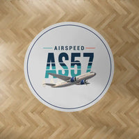 Thumbnail for Airspeed AS.57 Ambassador - Original - Round Carpet - Light Gray