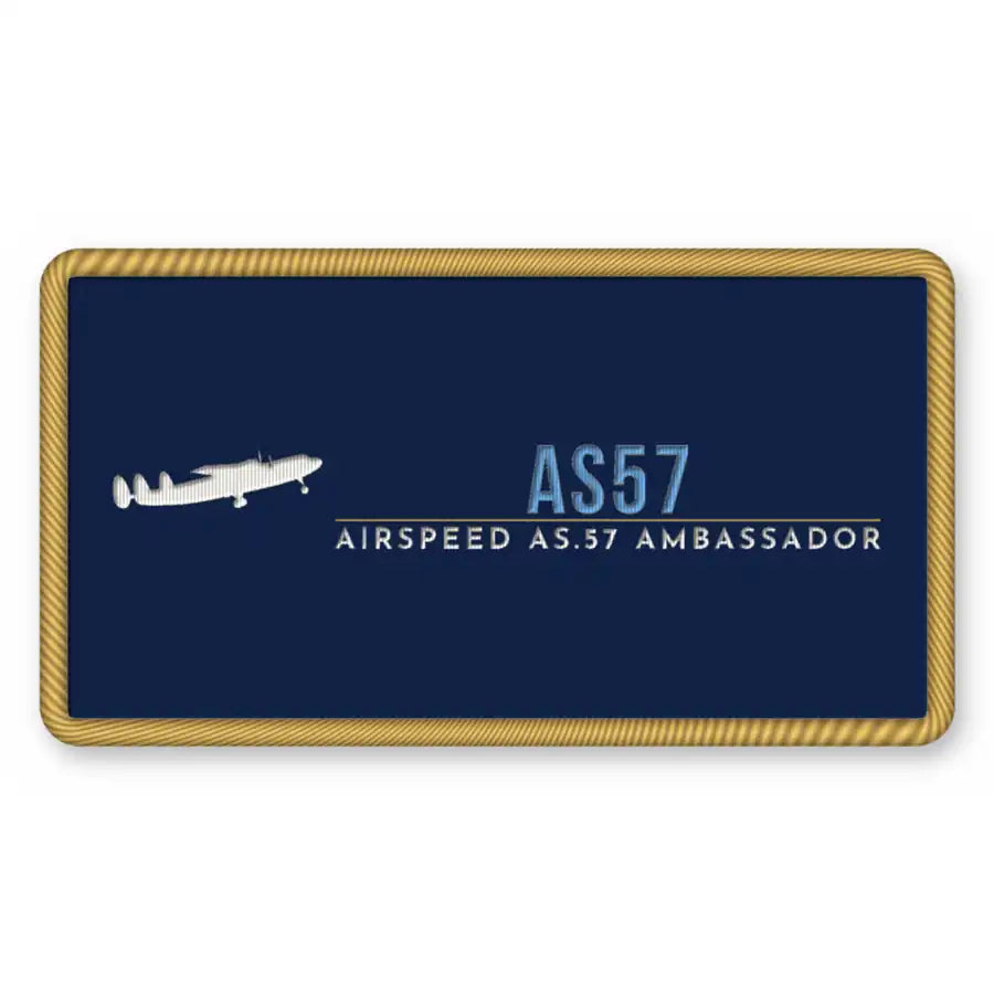 Airspeed AS.57 Ambassador Patches - Rectangle - Navy Sky