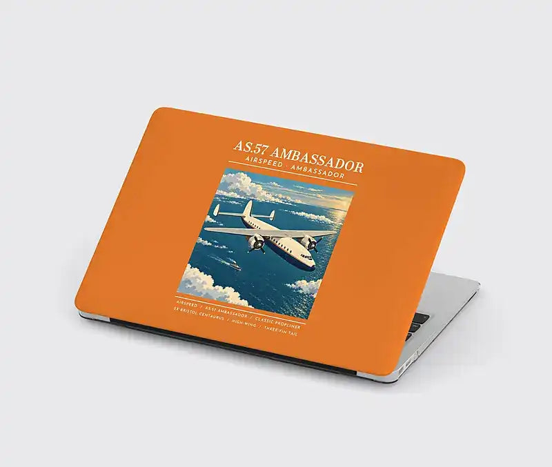 Airspeed AS.57 Ambassador - Poster - MacBook Case - Orange