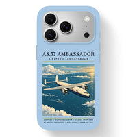 Thumbnail for Airspeed AS.57 Ambassador - Poster - MagSafe iPhone 17 Pro - Light Blue