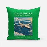 Thumbnail for Airspeed AS.57 Ambassador - Poster - Pillow - Green