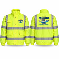 Thumbnail for Airspeed AS.57 Ambassador Reflective Winter Jackets - Cartoon - Fluorescent Yellow