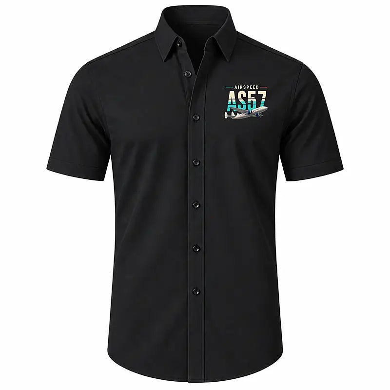 Airspeed AS.57 Ambassador - Short Sleeve Shirt - Original - Black