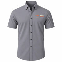 Thumbnail for Airspeed AS.57 Ambassador - Short Sleeve Shirt - Poster - Gray