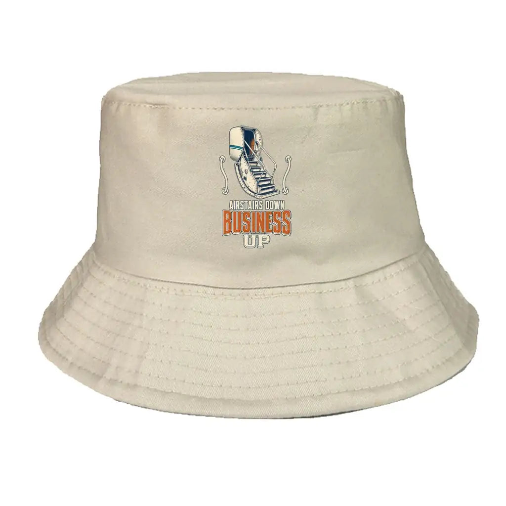 Airstairs Down Business Up summer hat - khaki