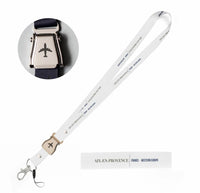 Thumbnail for Aix-En-Provence City Series seat belt lanyard - white