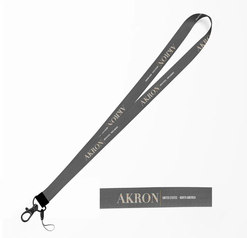 Akron City Series lanyard - gray