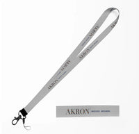 Thumbnail for Akron City Series lanyard - light gray