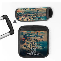 Thumbnail for Aktau Airport (SCO) Luggage Handle Covers - 3D Full Print + Name