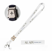 Thumbnail for Al Ain City Series seat belt lanyard - white