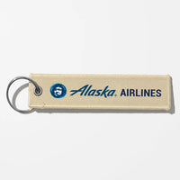 Thumbnail for Alaska Airlines Crew & Staff Tag Key Chains - Beige