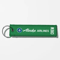Thumbnail for Alaska Airlines Crew & Staff Tag Key Chains - Green - Crew